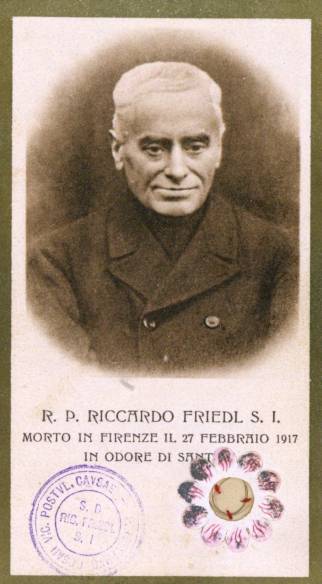Reliquia di p. Riccardo Friedl, gesuita - Archivio Storico - Gesuiti, Provincia Euro-Mediterranea